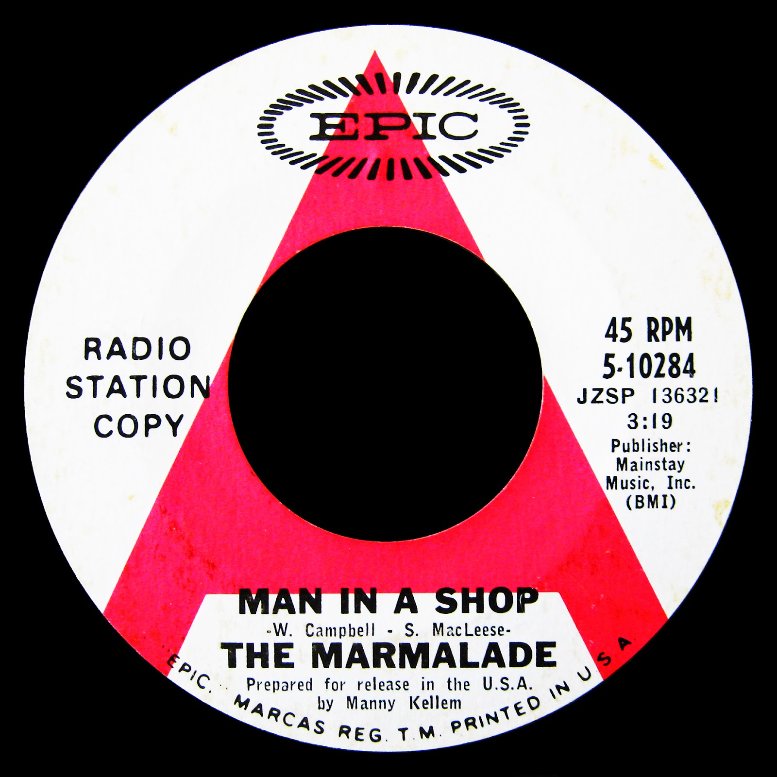 THE ROSE COLORED CORNER THE MARMALADE MAN IN A SHOP / CRY (THE SHOOB