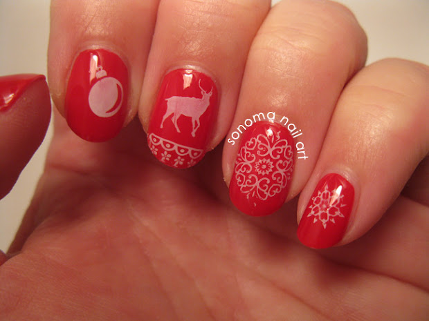 sonoma nail art ugly christmas
