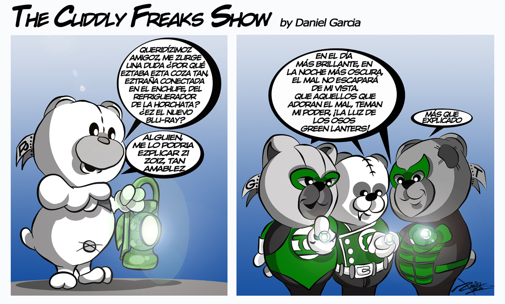 The Cuddly Freaks Show Tira 16: Piensa en Verde