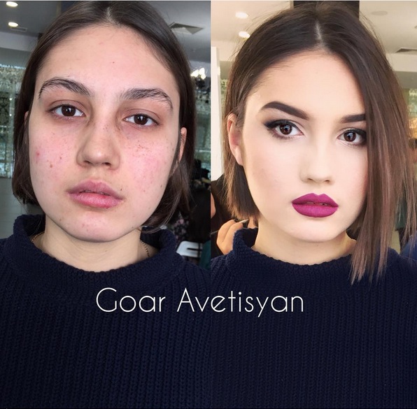 Lihat Nih Gimana Ajaibnya Make Up Bisa Membuat Wajah Biasa Menjadi Super Cantik!