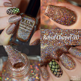 FUN Lacquer Christmas 2014 collection - Royal Chapel (H) swatch