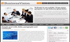 Business Vision Blogger Template