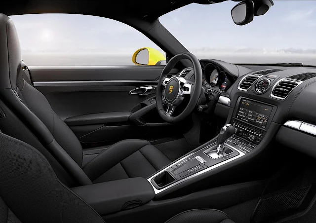 New Porsche Cayman unveiled at Los Angeles Auto Show 2012 interior