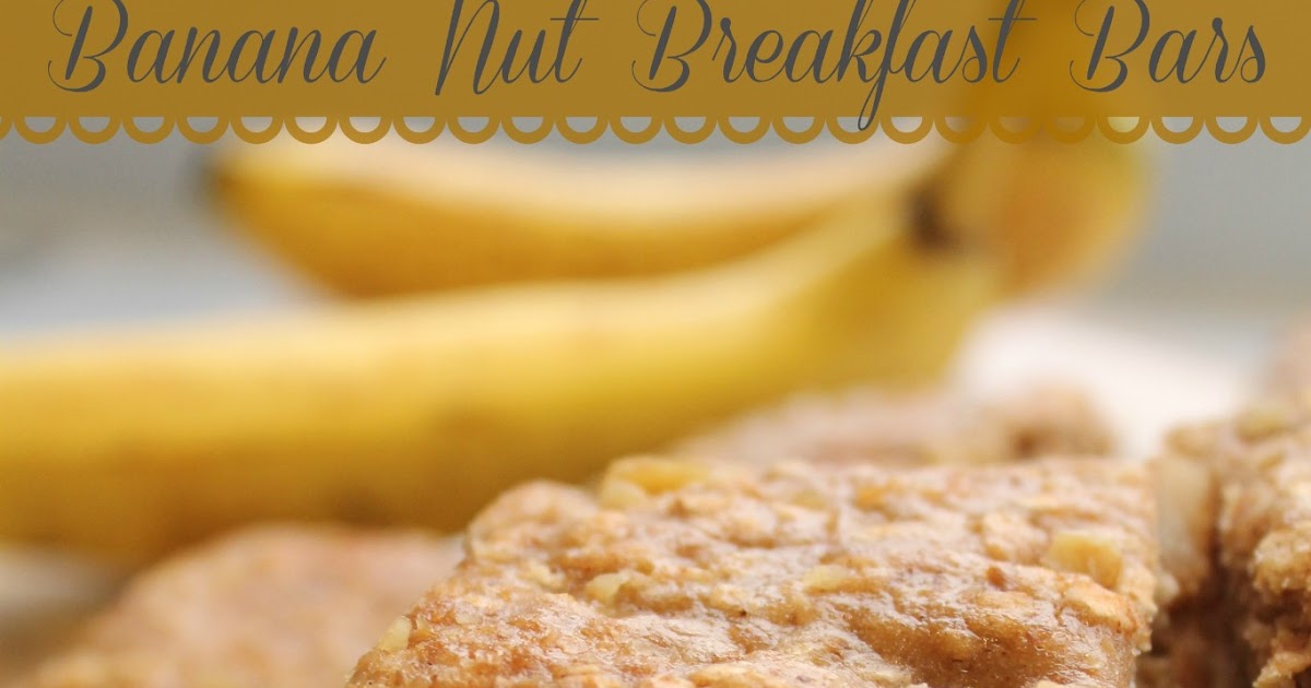 Cook and Craft Me Crazy Banana Nut Breakfast Bars