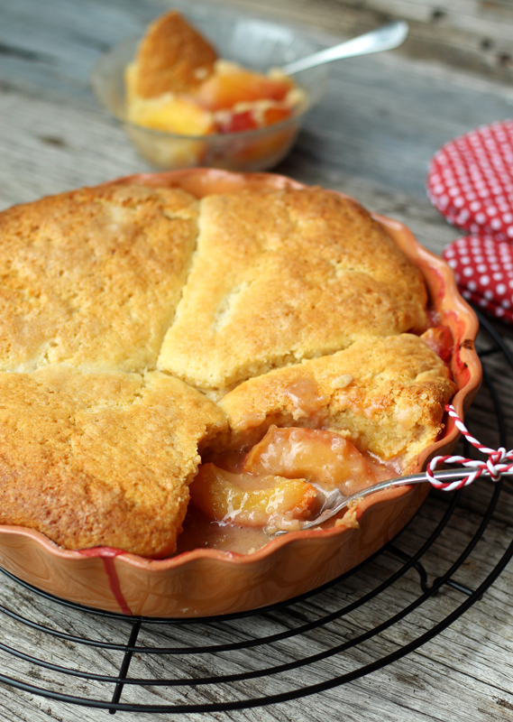 butter hearts sugar Nectarine Cobbler