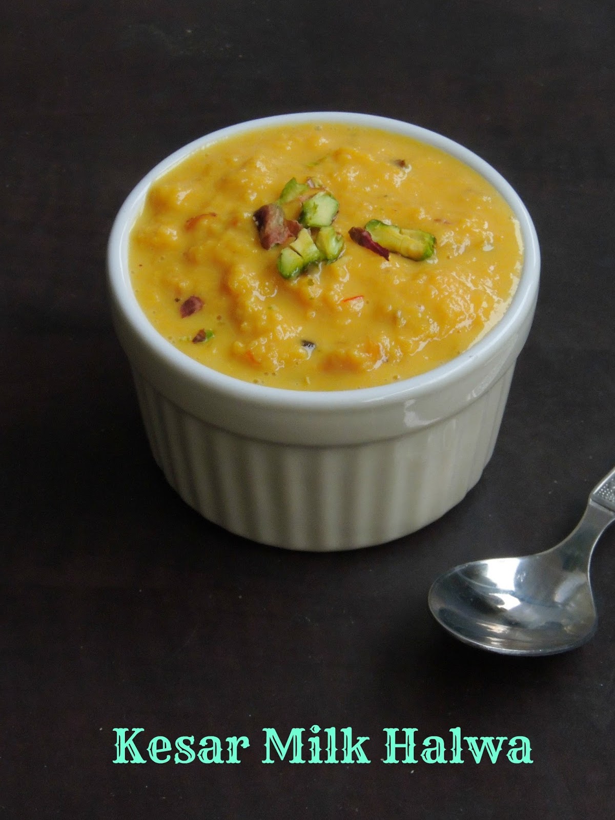 Kesar Milk Halwa/Saffron Milk Halwa Cook N Click