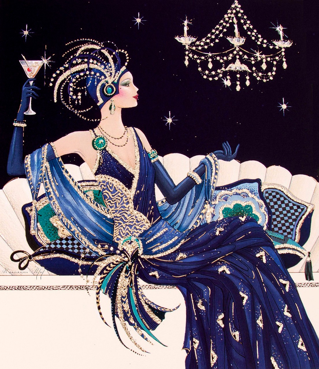 AMARNA ARTESANATO E IMAGENS IMAGENS PARA DECOUPAGE ART DECO LADIES