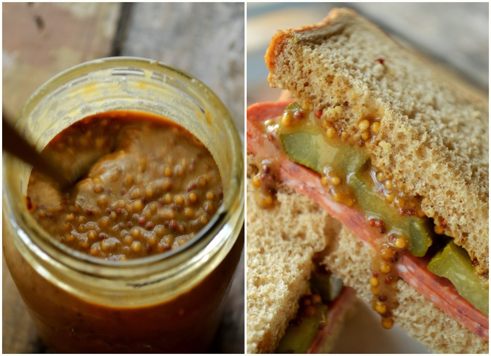 Spicy beer mustard