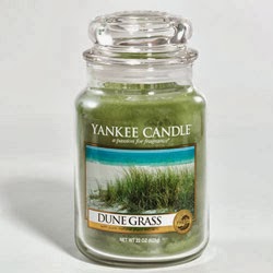 HARD TO FIND!! DUNE GRASS Yankee Candle Great Fresh Scent!! 22 oz 