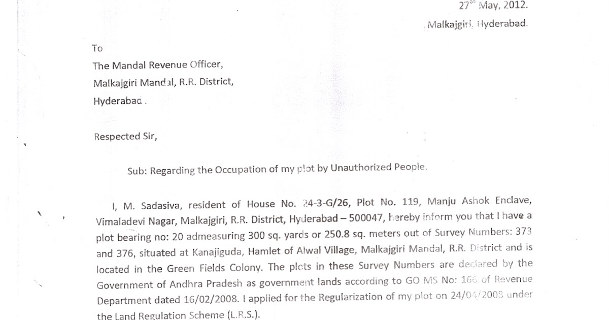 NEWS UPDATES Scan copies of letter to MRO Office