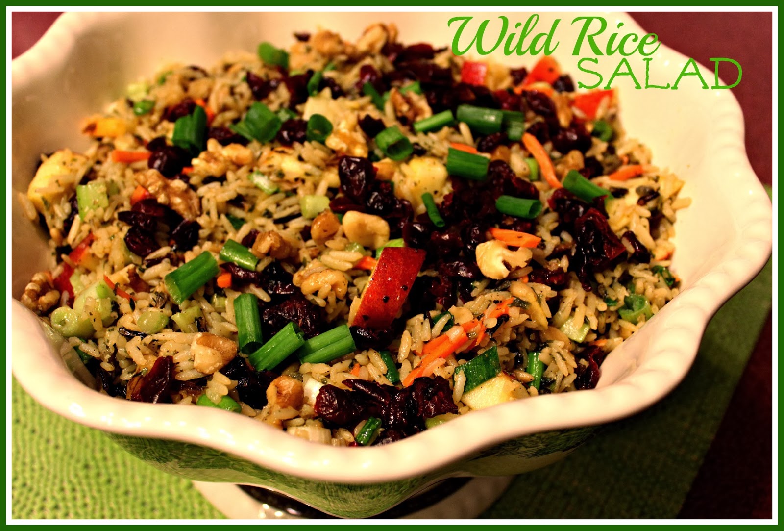 Sweet Tea and Cornbread Wild Rice Salad!