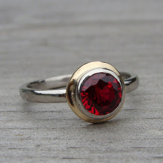 ruby engagement ring