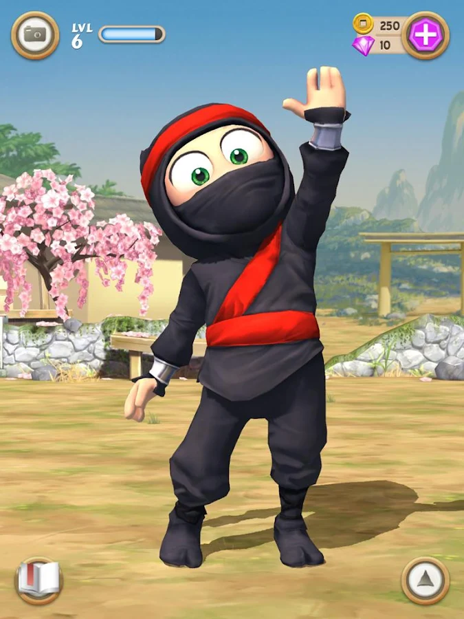 Clumsy Ninja Android v.1.6.2 MOD APK (Oro y Gemas Ilimitadas) Descargar Gratis