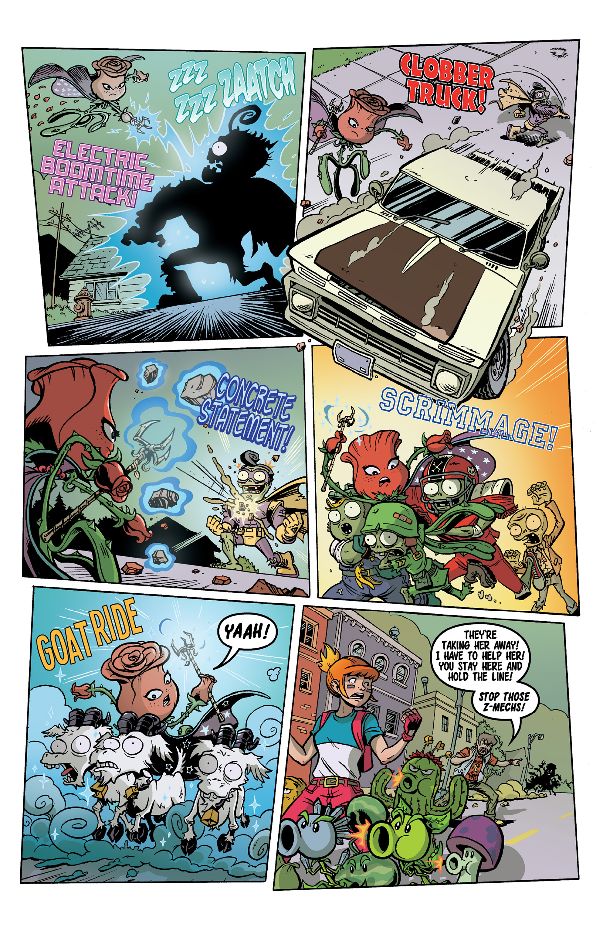 Read Online Plants Vs Zombies Garden Warfare Comic Issue 2