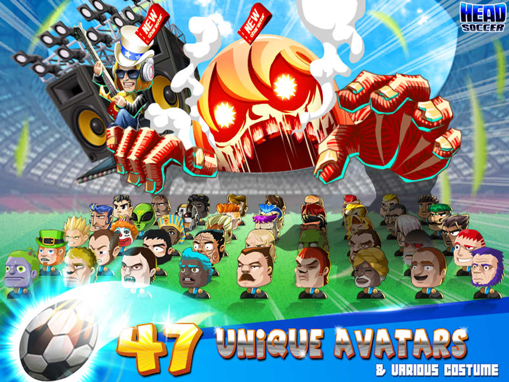 HEAD SOCCER V3.0.0 MOD [Credito Ilimitado y Personajes desbloqueados] Full APK