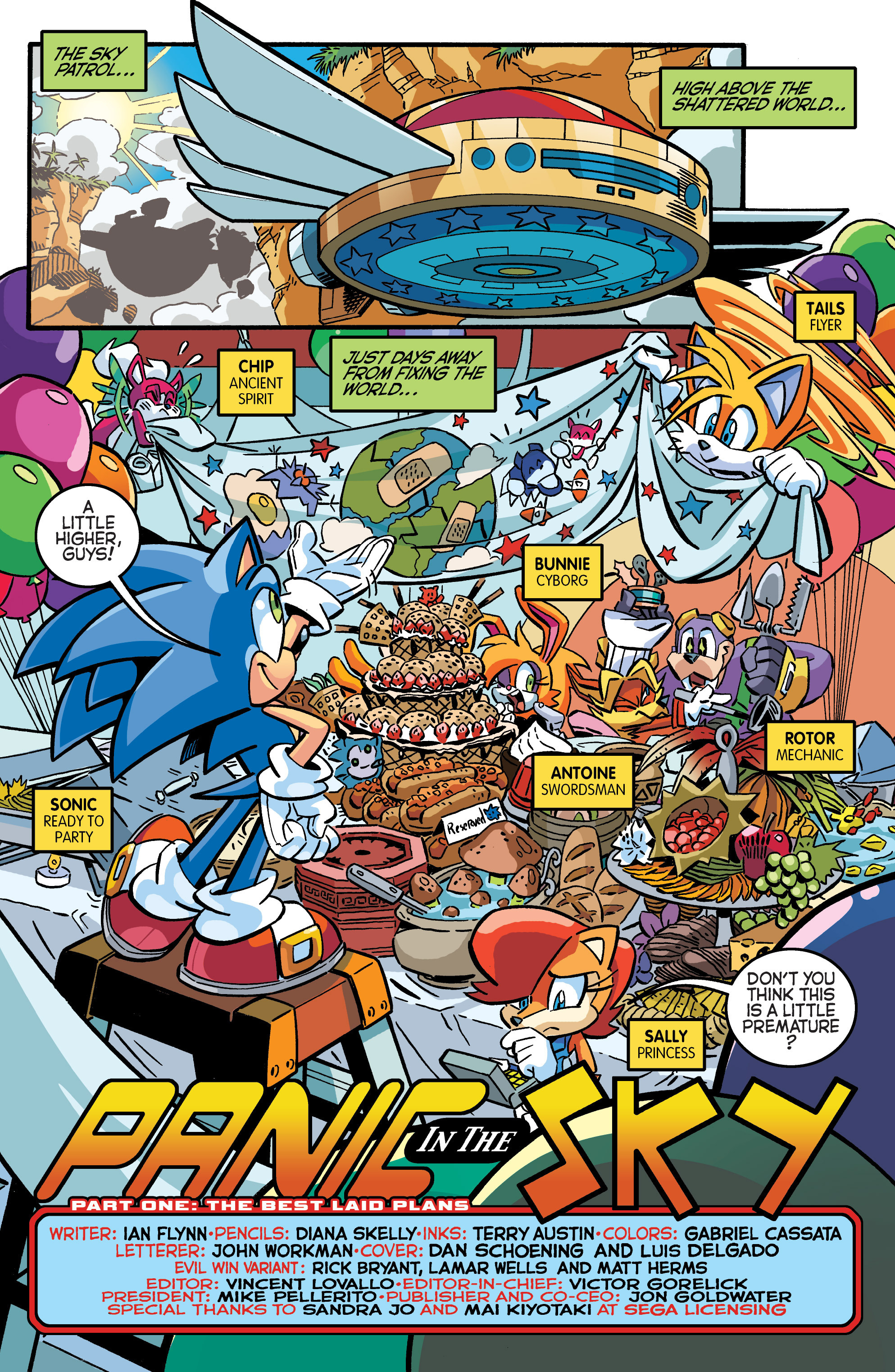 Archie Comics  Sonic The Hedgehog #284  Cover A  Variant