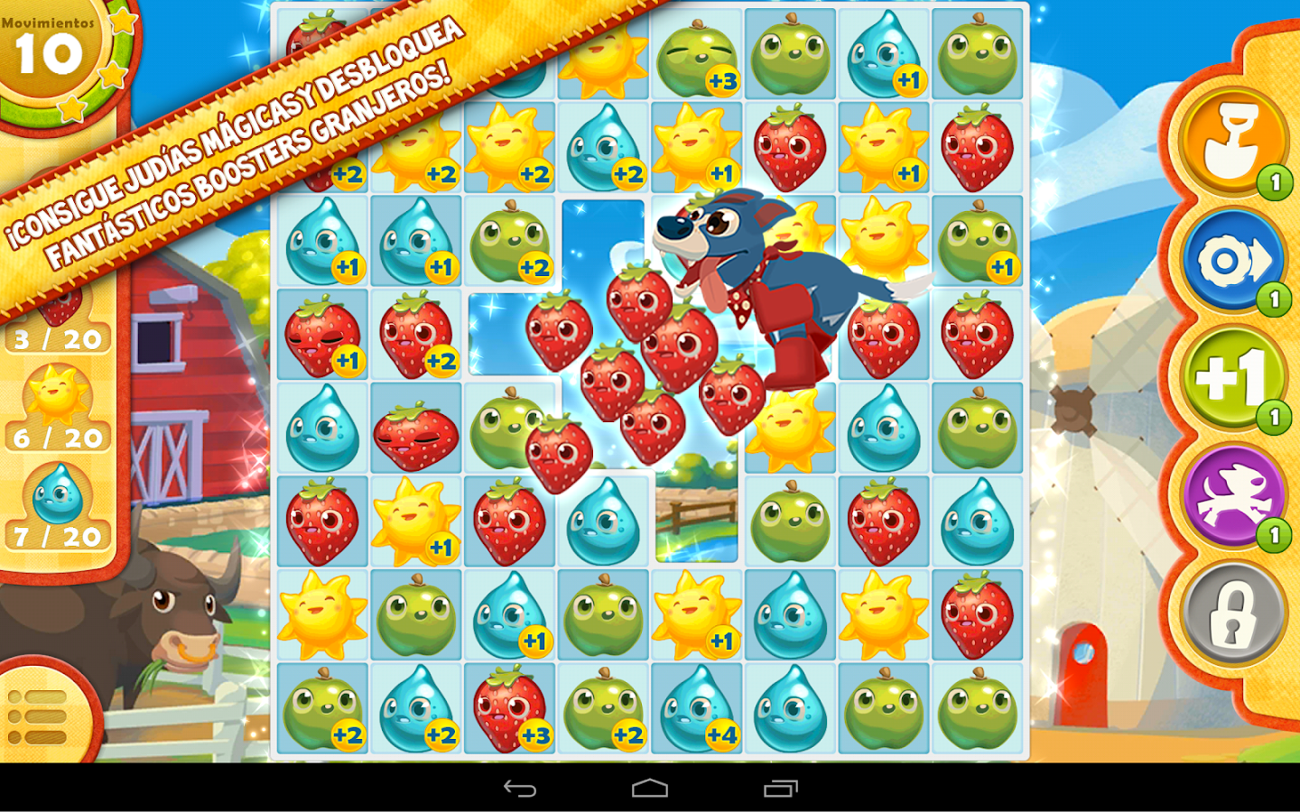 Farm Heroes Saga V2.6.10 APK Mod [TODO ILIMITADO] FULL PARA ANDROID