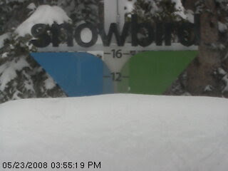 Snowbird Powder Day in May of 2008 Snowbird Powder Day in May of 2008