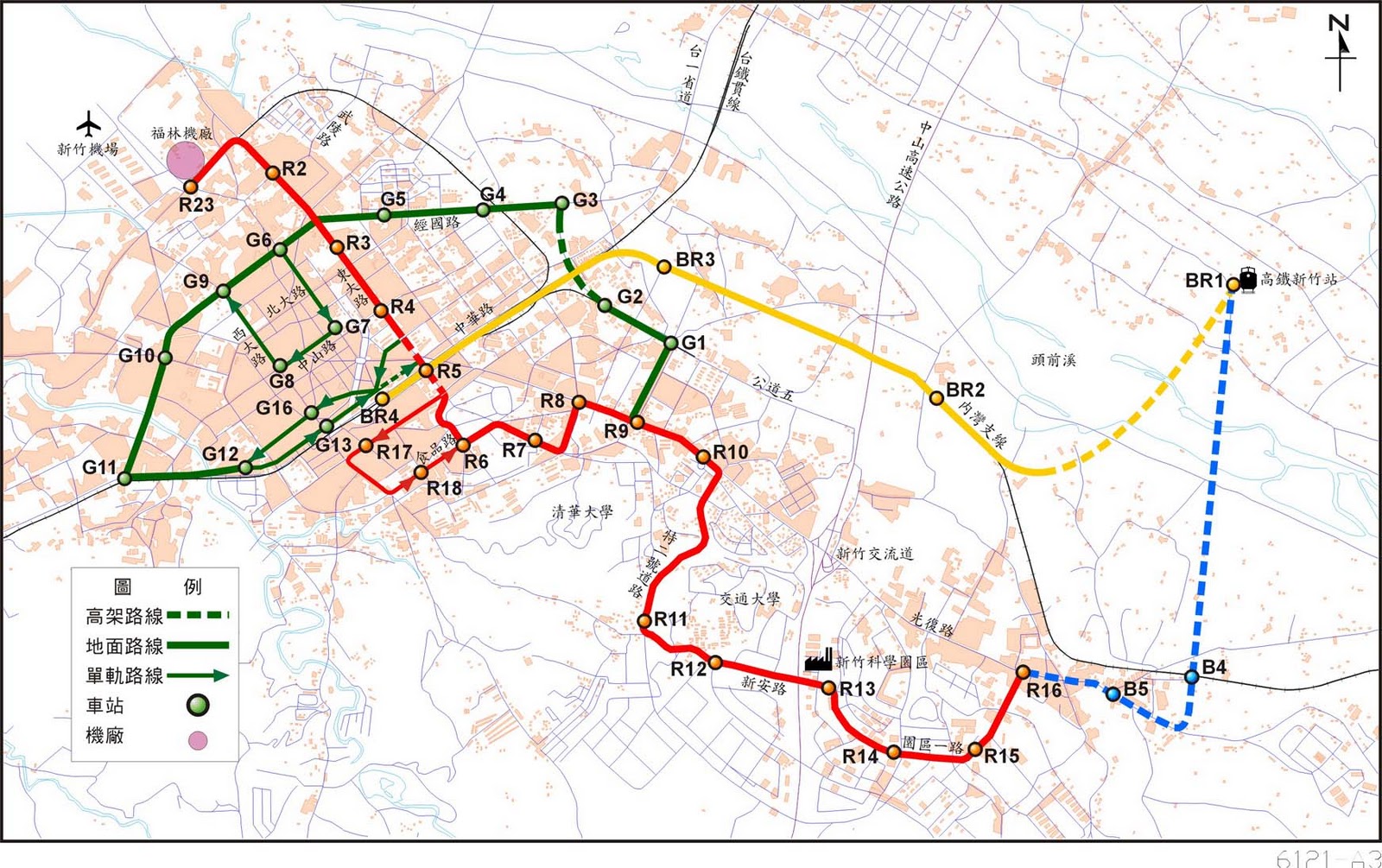 大新竹輕軌路網/「大新竹輕軌路網」計畫以環狀路網串聯「新竹舊