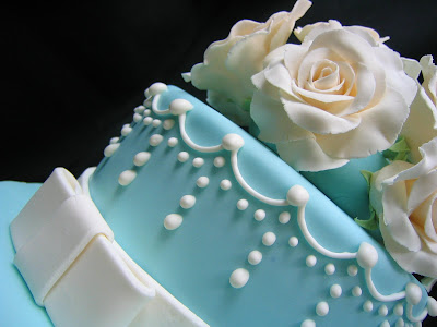 I have always wanted to make a Tiffany Co robin's egg blue cake and the 