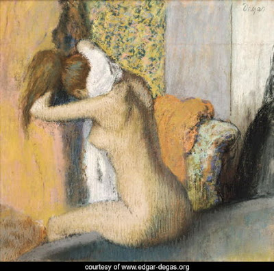 edgar degas paintings. Edgar Degas - After the Bath,