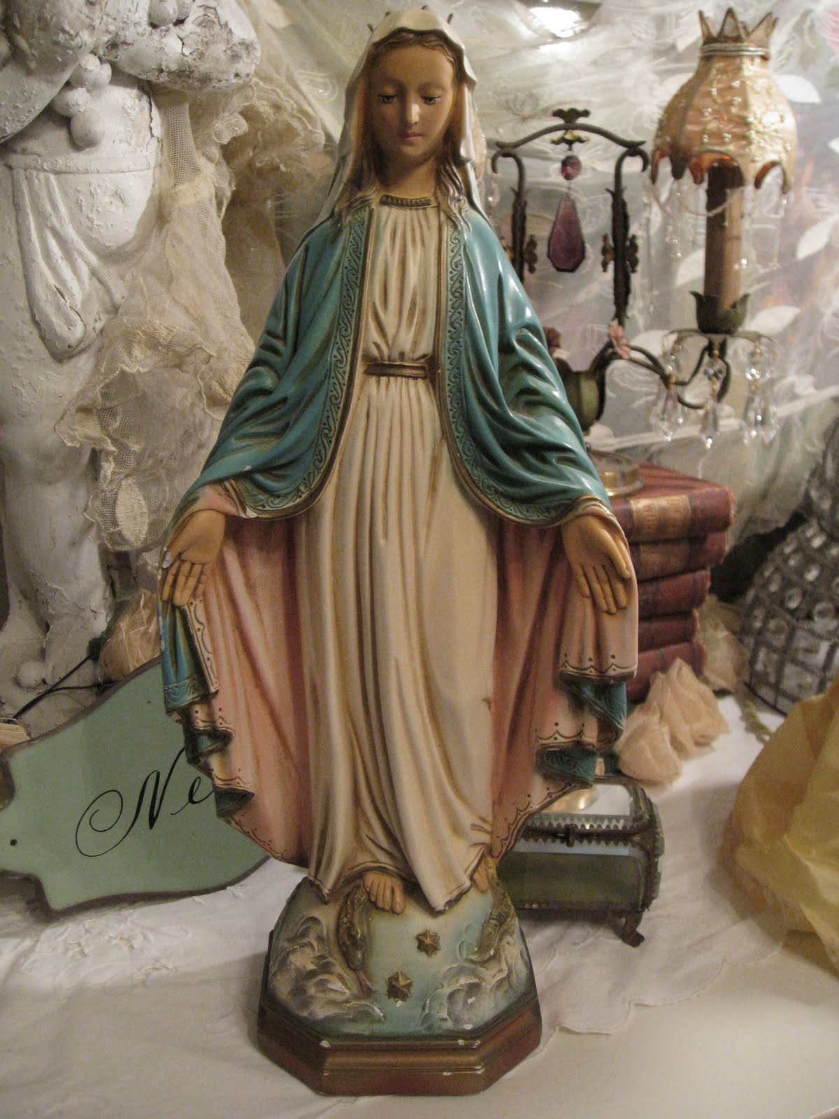Delusions Of Grandeur: Vintage Statue Of Mary