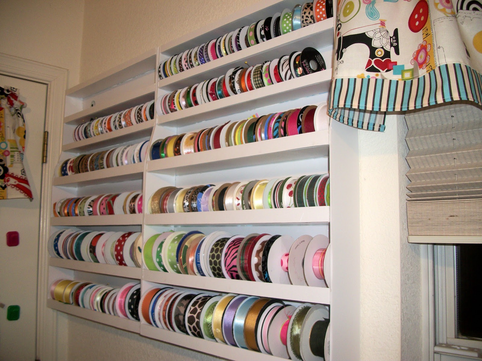 Ribbon Organizer made from foam board Crafts and DIY Pinterest