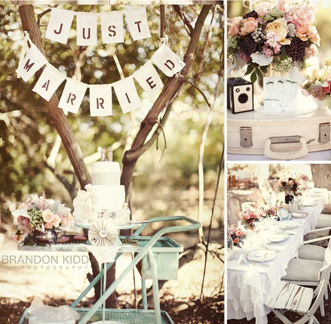 vintage wedding decoration