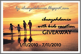 ibuayahdamia vacation with kids Giveaway