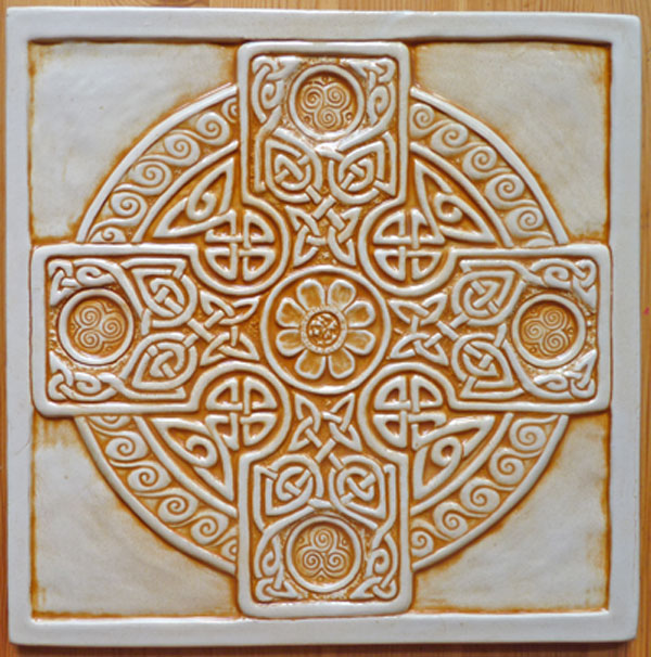 decorative handmade ceramic tile celtic cross tile decorative handmade ceramic tile celtic cross tile