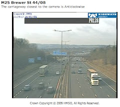 M25 West Web Cam at Godstone