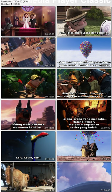 Download Film Up 2009 DVDRip Subtitle Indonesia Berkelana dengan rumah balon