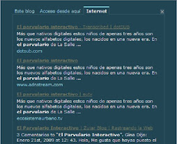 El Parvulario Interactivo buscarlo en Internet