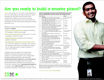 IT Job Interview - Made Easy: IBM Mega FRESHERS Walk-In Job Mela- BPO