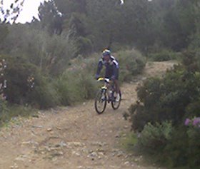 Amb la mountain bike per el Camí de Binissarraia