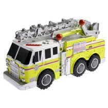 Matchbox Real Action Yellow Fire Truck