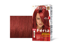 vopsele nuanta rosu loreal
