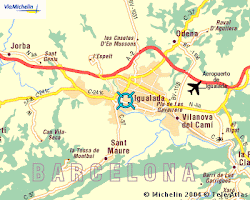 IGUALADA - Situació geogràfica