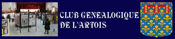 CLUB GENEALOGIQUE DE L'ARTOIS