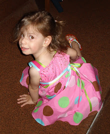 Lydia landing from one of her princess spins