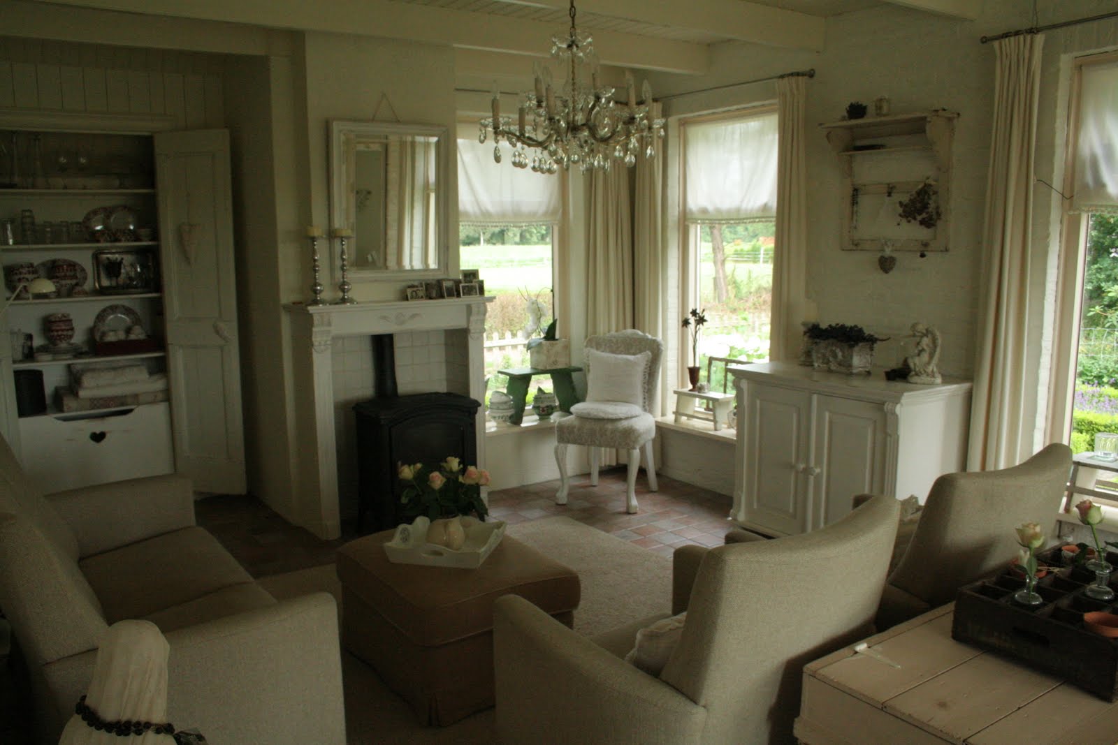 Brocante inrichting woonkamer ~ artikill.com