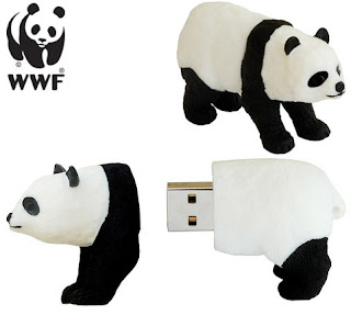 Panda USB Drive. Não é só bonitinho, também salva a natureza!