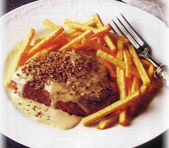 Tested and Approved Recipes from Everywhere Steak Au Poivre with Frites