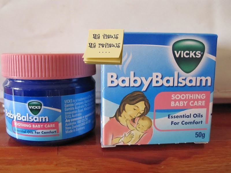 My Views and Reviews Vicks Baby Balsam