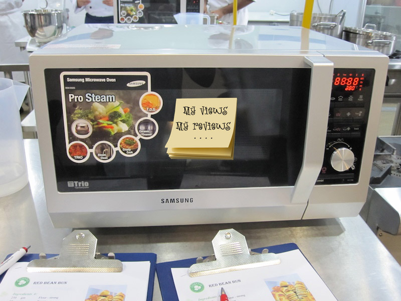 My Views and Reviews Cooking with Samsung convection microwave oven.