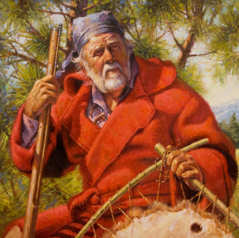 Steve Atkinson Painting Blog Portrait Of A Mountain Man