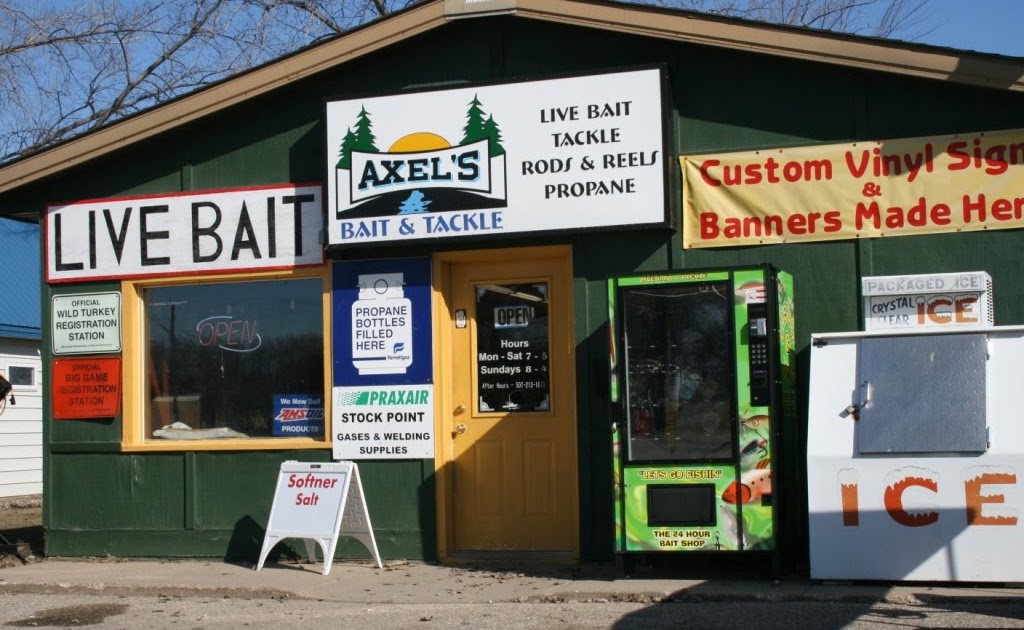 Axel's Tackle Box The 24 hour bait shop