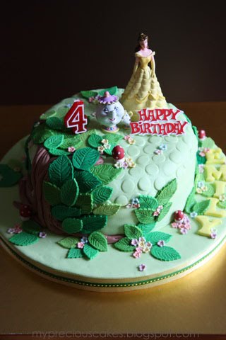 My Precious Cakes: Princess Belle for Emily Birthday Cakes