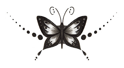 Lower Back Butterfly Tattoos Girls