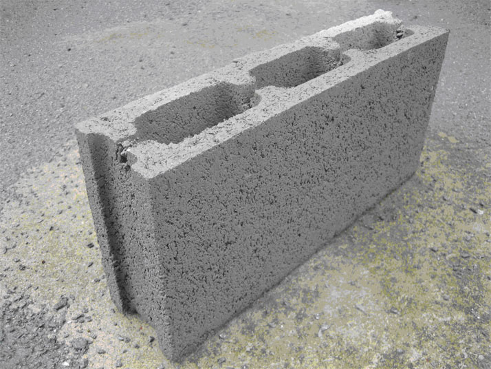 hollow concrete block